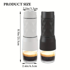 3 In1 Portable Coffee Machine Espresso Maker For Capsule & Ground Hand Press