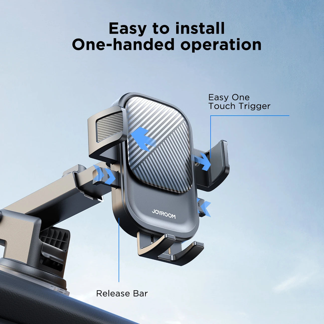 Joyroom Universal Car Mount Phone Holder with Suction Cup Base
