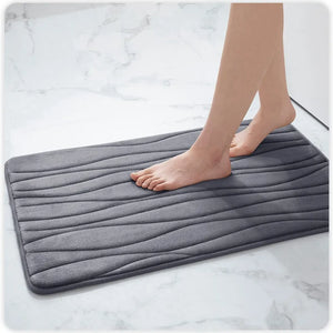 Silicone Non-Slip Memory Foam Super Absorbent Quick Dry Rug