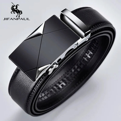 Genuine Leather Belt Metal Automatic Buckle