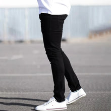 Pure Color Stretch Skinny Jeans