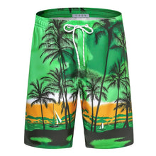 Colorful 3D Print Graphic Swim Trunks