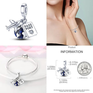 925 Silver Charms Beads Fit Original Pandora Bracelet