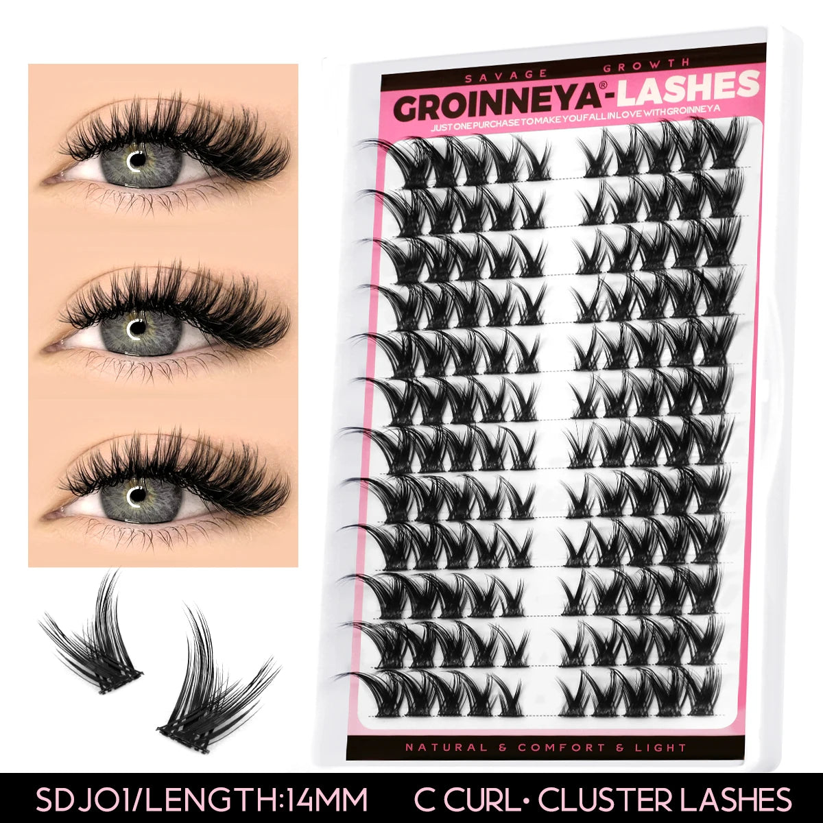 Lash Extension Kit With Lash Bond and Seal Makeup Tools