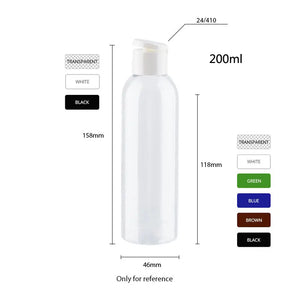 25pcs Empty Refillable Bottles With Plastic Flip Cap