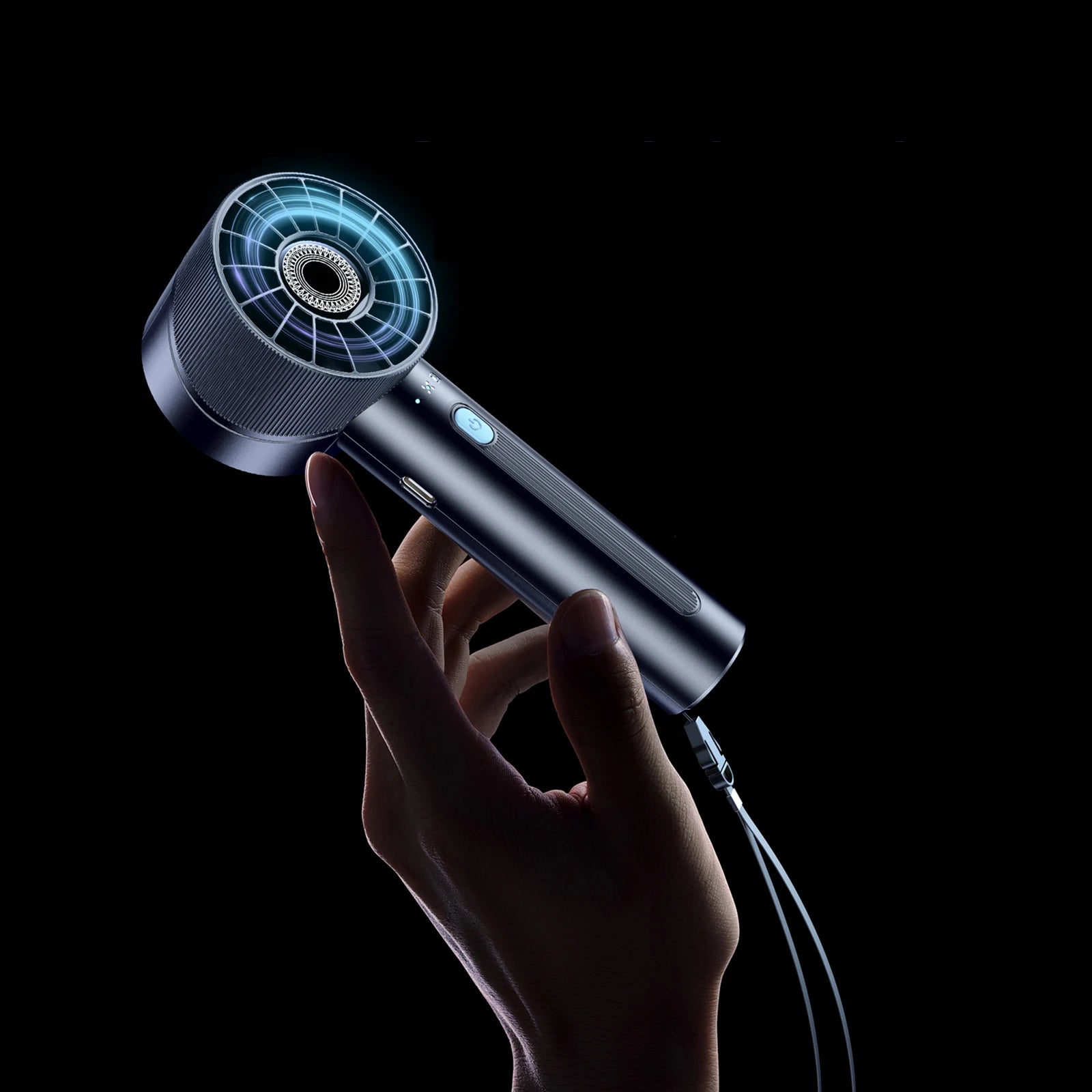 Portable Mini Handheld 4-Speed Neck Fan
