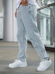 Classic Loose Fit Denim Jeans