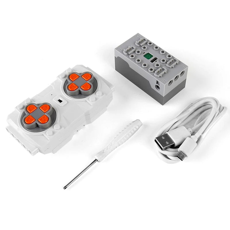 Technical Motor Power Programmable 6 Channel Lithium Remote Controller Building Block
