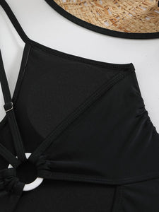 One-Piece High Cut Bathing Suit