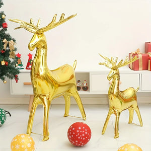 Golden Reindeer Foil Balloon