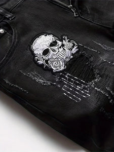 Washed Holed Trendy Fashion Jeans