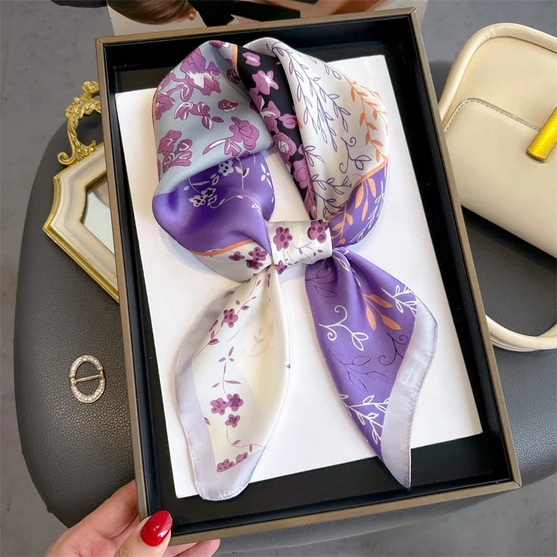 Printed Pashmina Silk Scarf