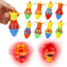 Multipack LED Light Up Spinning Gyro Top