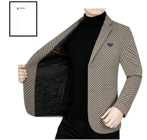 Checkered Casual Sport Coat