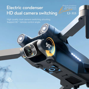 S1S 5G Wifi 4K Professional 8K HD Camera Brushless 360° Obstacle Avoidance Optical Quadcopter