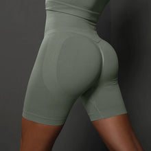 Seamless High Waist Sports Shorts