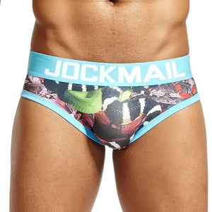JOCKMAIL Printed Nylon Fast Dry Briefs