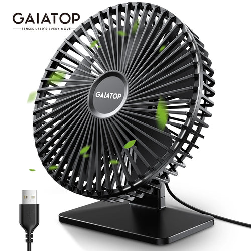 GAIATOP Portable USB 90° Adjustable Cooling Fan