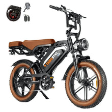 TAMOBYKE V20 Electric Bike with 1500W Motor 31.5MPH 48V18.2Ah Battery, 60-Mile Range