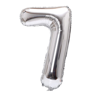 32inch Rainbow Gradient Number Foil Balloons