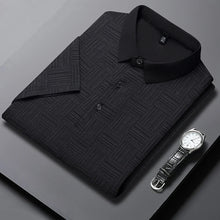 Designer Print Business Casual Short-sleeved Polo Shirt
