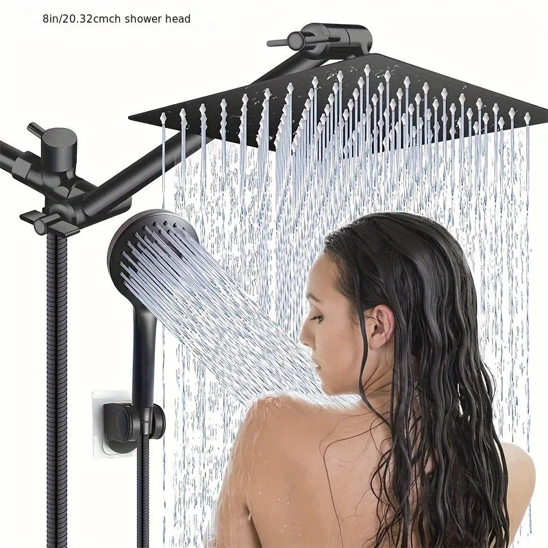 Rain Shower Head with Handheld Shower Combination