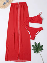 3Pce One Shoulder Bikini