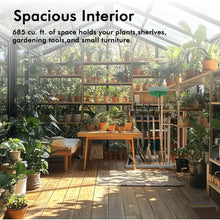 8×14FT Heavy Duty Walk-in Greenhouse
