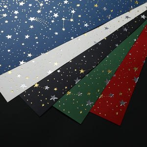 50*70cm Star Wrapping Paper Meteor Ribbon Gift Box