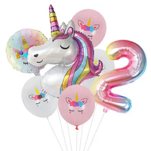 7pcs Unicorn Themed Party Balloons