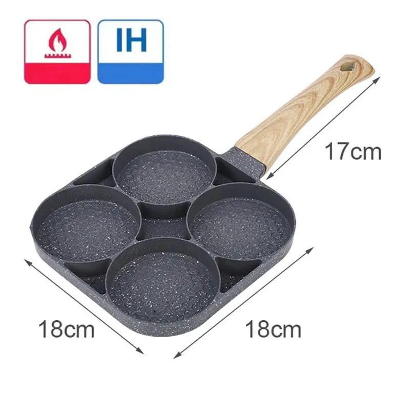 2/4-Hole Non-stick Omelet Pan