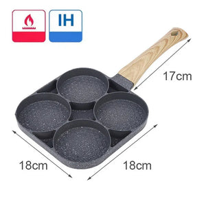 2/4-Hole Non-stick Omelet Pan