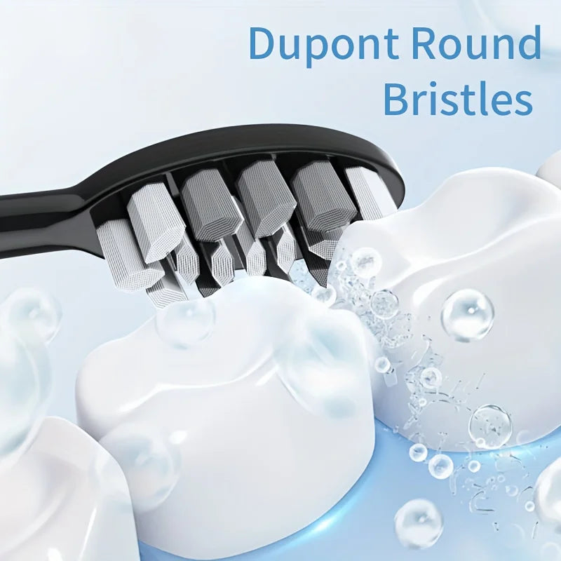 Electric Rotary Cleaning USB Rechargeable Toothbrush with 10 Heads