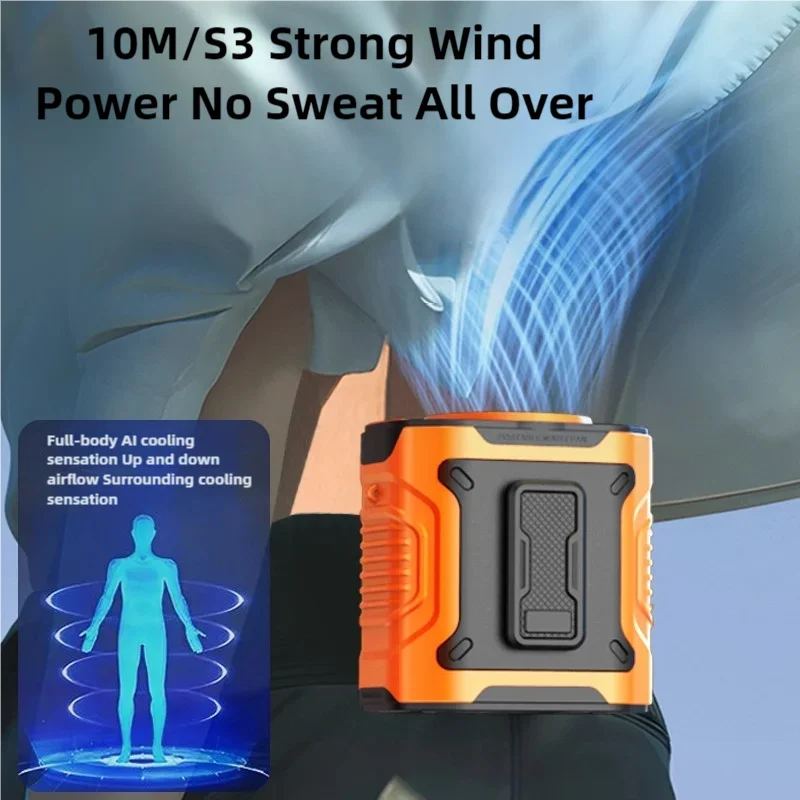 Portable 5000mAh Waist Fan
