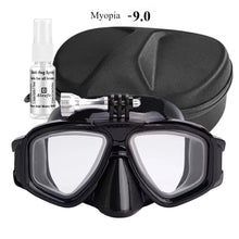 Tempered Lends Diving Mask with GoPro Mount