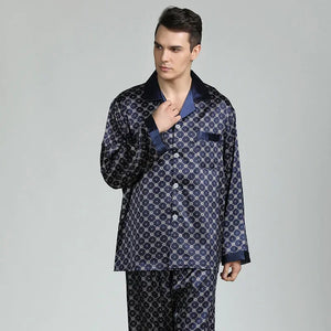 Satin  Cozy Soft Long Sleeve Pajama Set