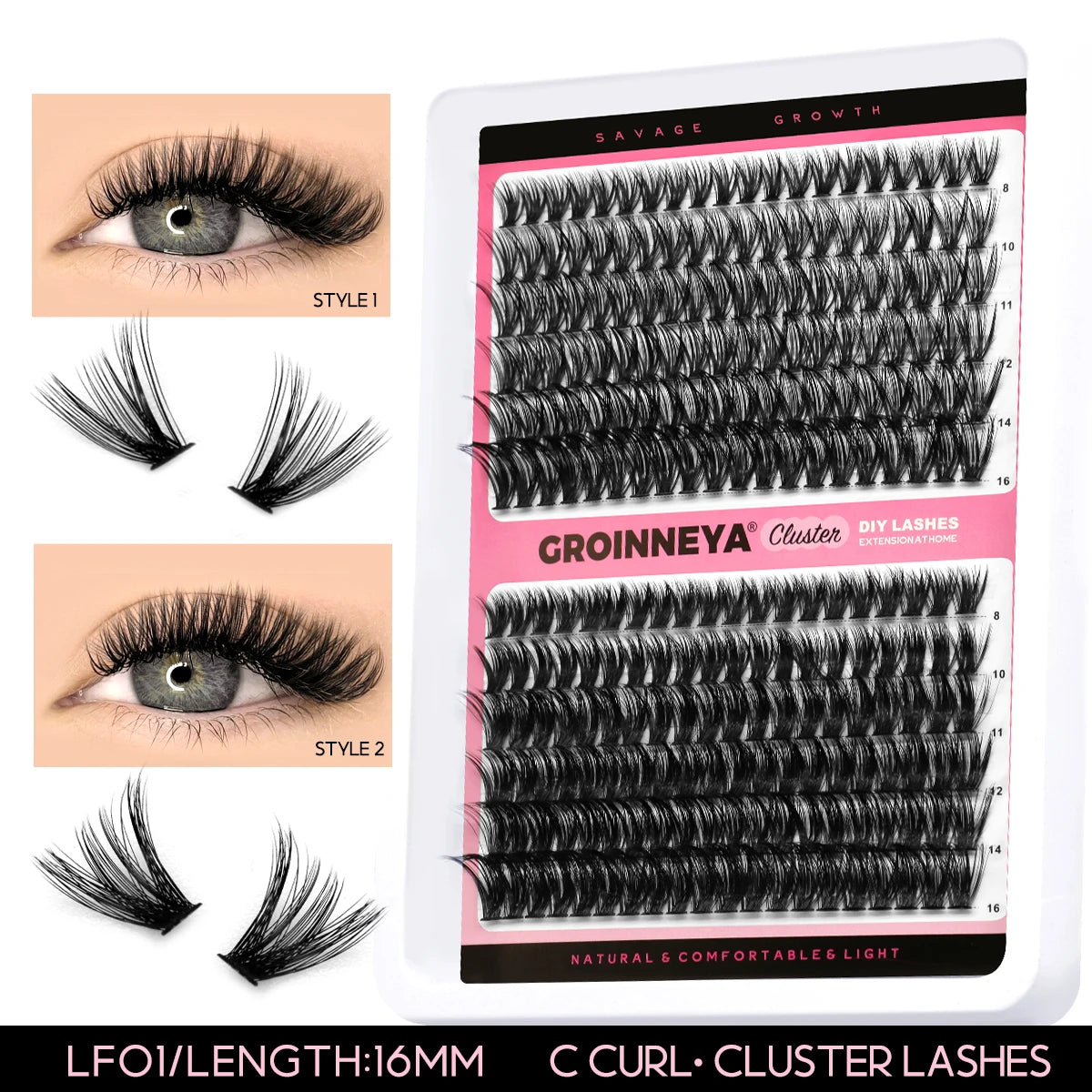 Lash Extension Kit With Lash Bond and Seal Makeup Tools