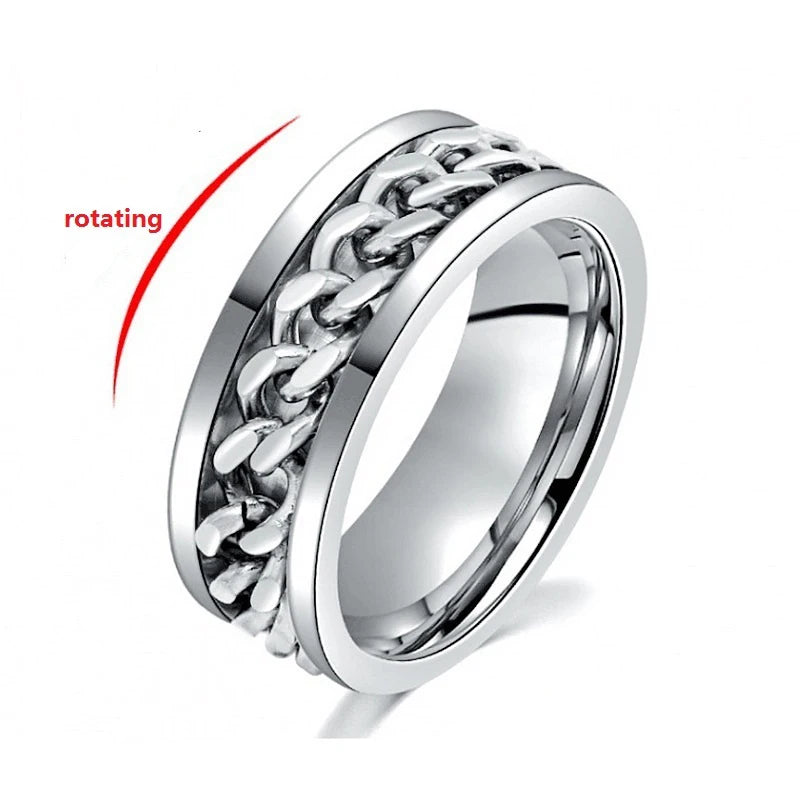 Titanium Steel Rotatable Chain Ring