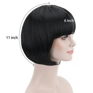 10" Synthetic Wig With Bangs