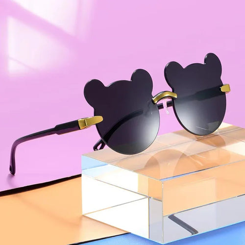 Cartoon Bear Rimless Sunglasses