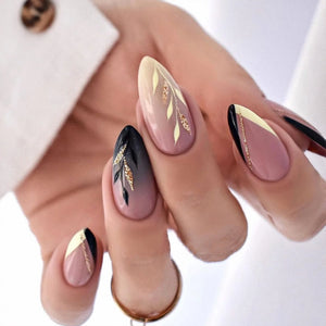24pcs Mid Length Removable Wear Full Cover Nails