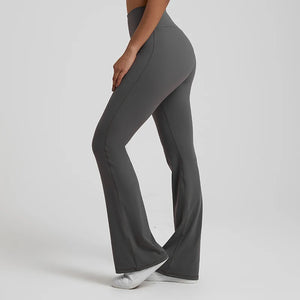 Buttery Soft High Waist Flare No Front Seam Leggings