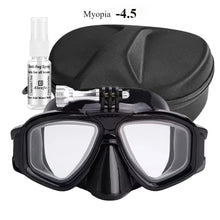 Tempered Lends Diving Mask with GoPro Mount