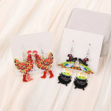Christmas Animal Drop Acrylic Earrings