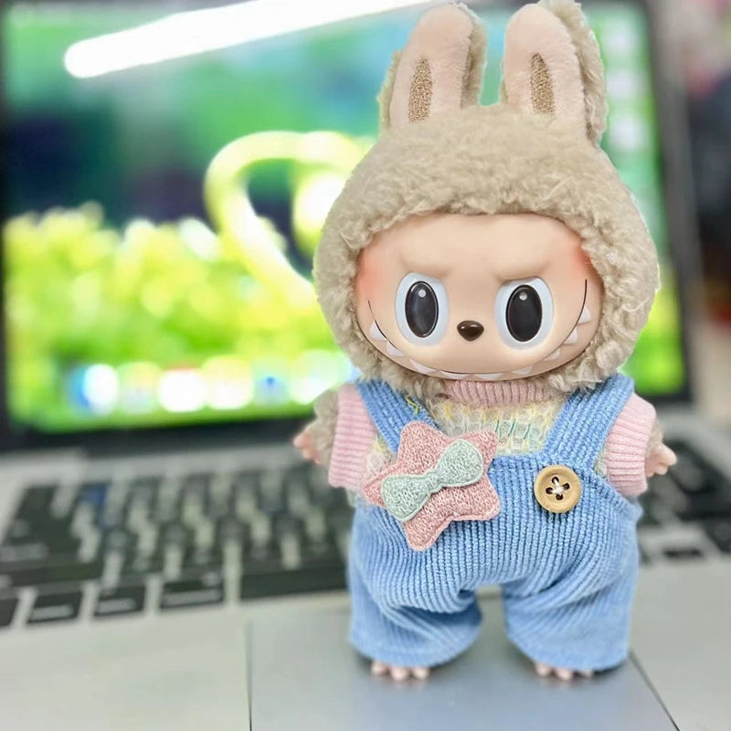 17cm Cute Mini Plush Doll Clothes