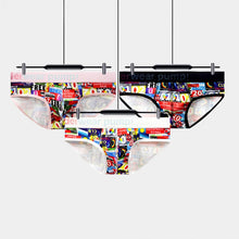Racing Flag Plaid Printed Breathable Soft Briefs