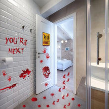 Halloween Bloody Wall Stickers Decorations