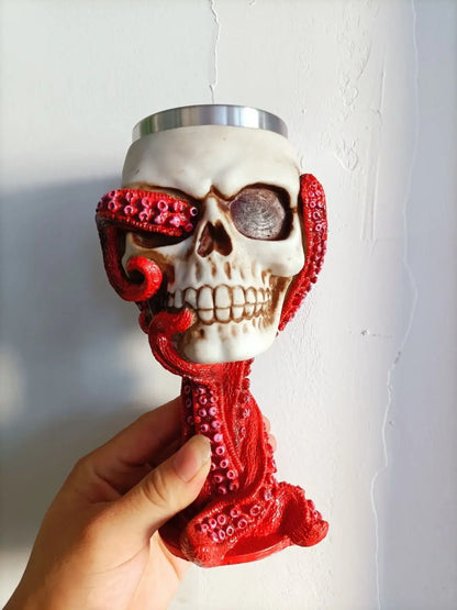 Octopus Skull Quirky Alien Mug
