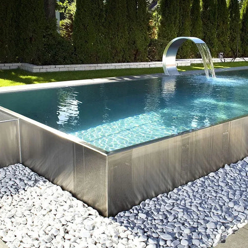 Prefabricated Integrated 304/316 Stainless Steel Swimming Pool