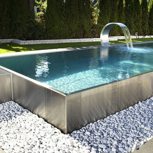 Prefabricated Integrated 304/316 Stainless Steel Swimming Pool